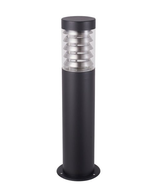 Elanora Exterior Short Bollard ES Black IP44 500mm - CLA1615SBL-Bollard Lights-CLA Lighting