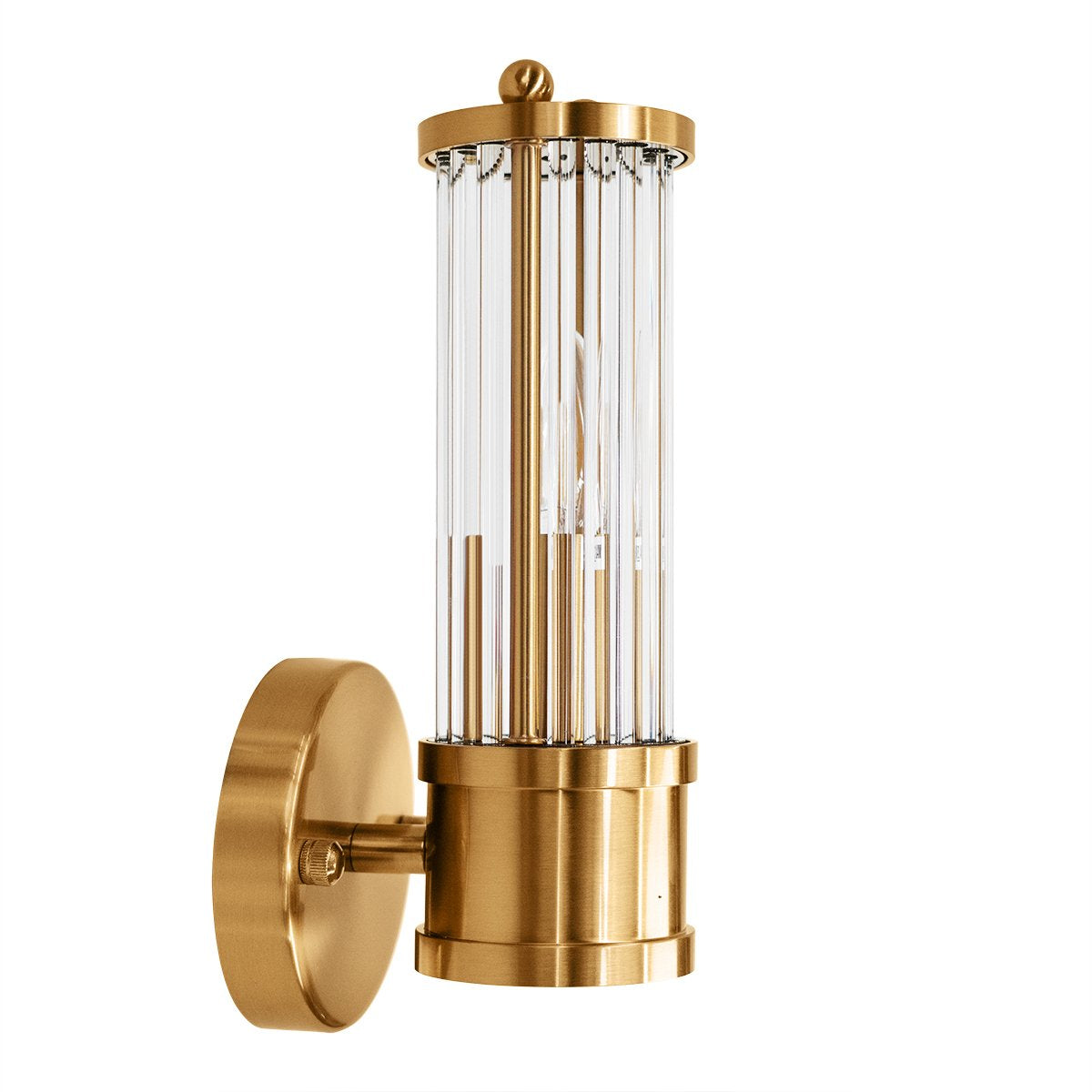 Hunter Wall Sconce - Brass Short