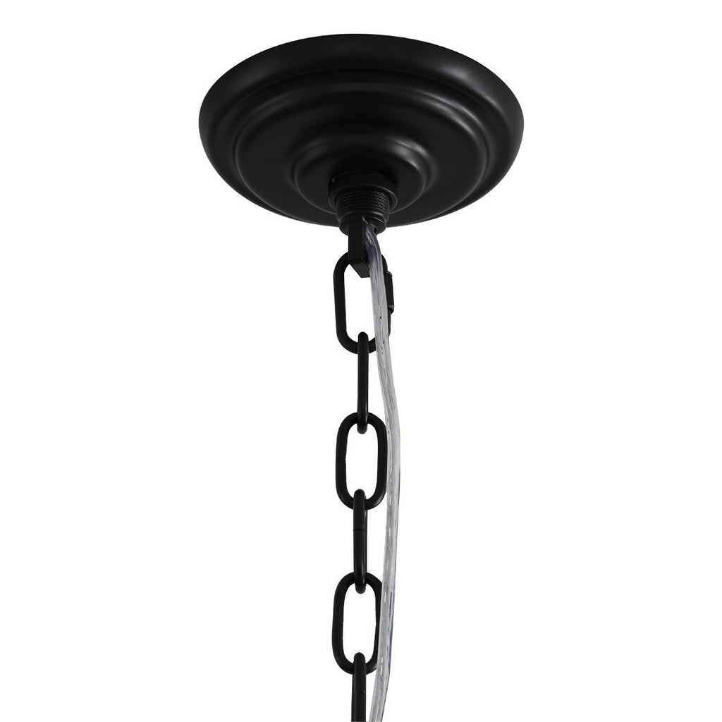 Florence Alabaster Pendant - Round Black--CAFE Lighting & Living