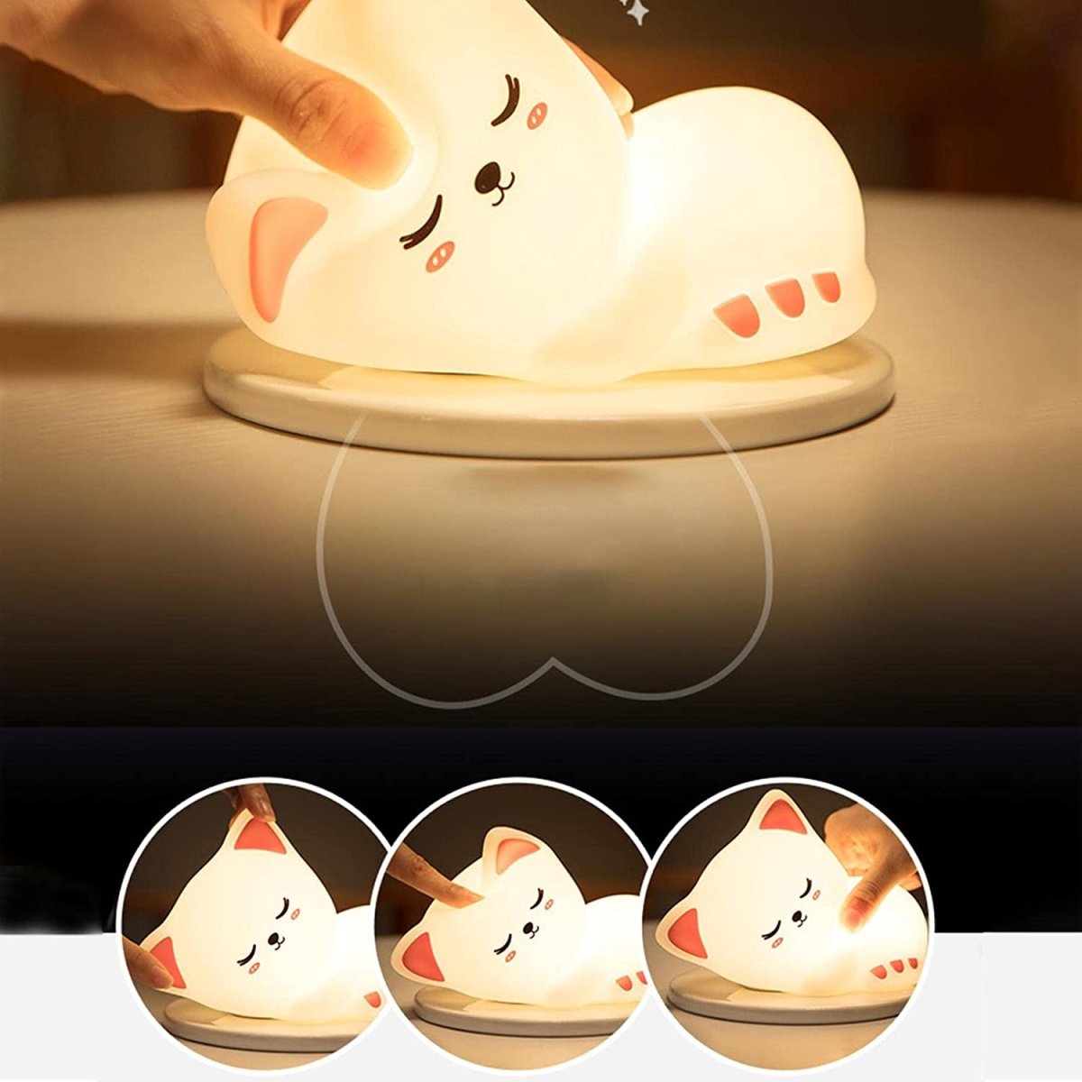 GOMINIMO Cat Night Lamp Remote-Home & Garden > Lighting-Koala Lamps and Lighting