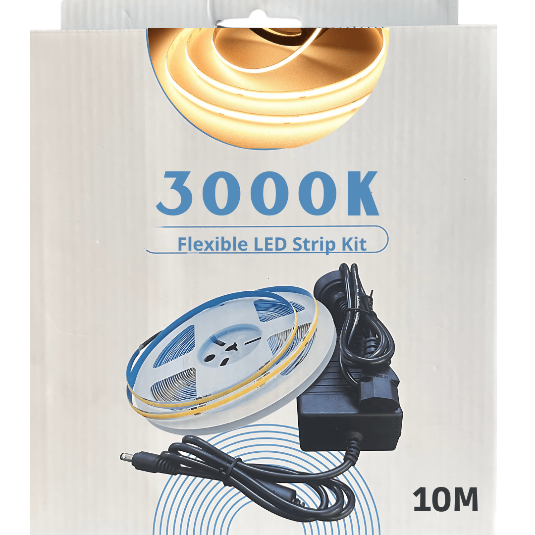 10 meter COBRA Home 60W Dotless LED Strip Kit - 3000K Warm White