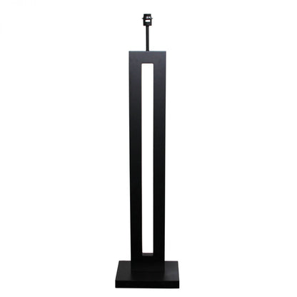 Habitat 1 Light Floor Lamp Base Only Dark Stain - Oriel-Floor Lamps-Oriel Lighting