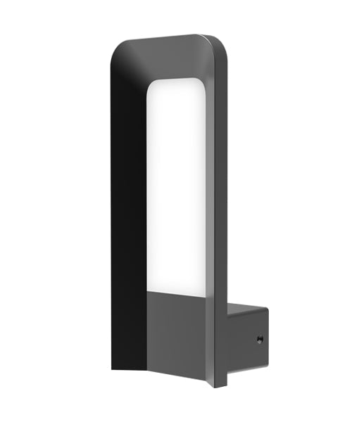 HATHOR Exterior LED Wall Light Dark Grey 9W 3000K IP54 - HATHOR1-Exterior Wall Lights-CLA Lighting