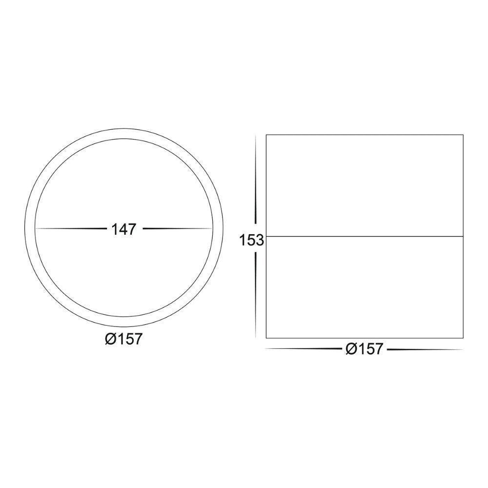 Havit NELLA - 7W/12W LED Tri-Colour Dimmable Surface Mount Downlight With Extension IP54-DOWNLIGHTS-Havit Lighting