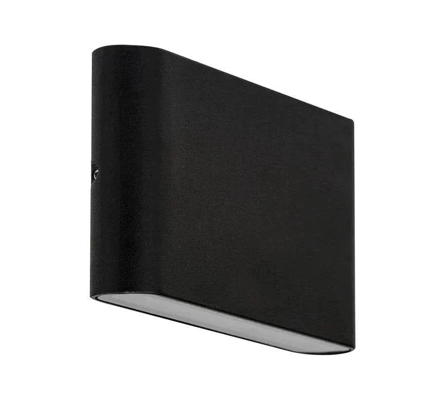 HAYDEN 12W Up/Down Matt Black LED Wall Lamp IP54-General-COPY