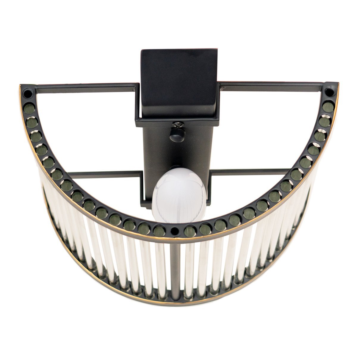 Hayworth Wall Sconce - Antique Black--CAFE Lighting & Living