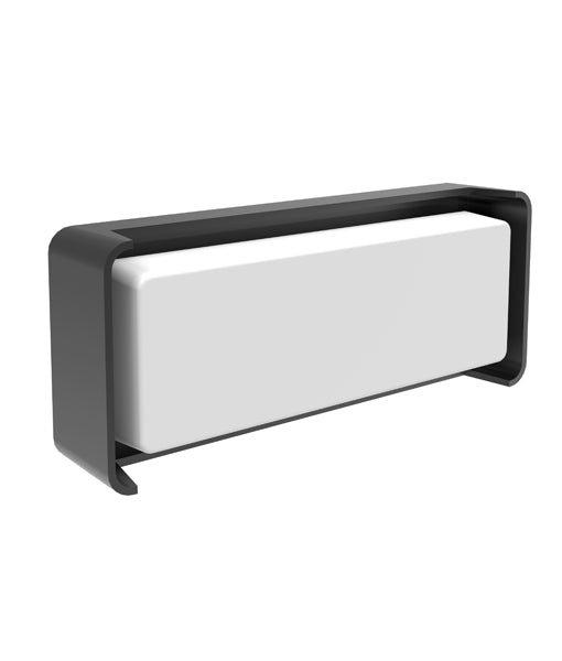 HEKA LED Exterior Wall Light Dark Grey 13W 3000K IP65 - HEKA1-Exterior Wall Lights-CLA Lighting