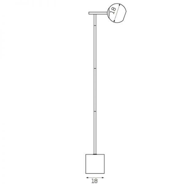 Helium Floor Lamp - LL-27-0079-Floor Lamps-Lexi Lighting