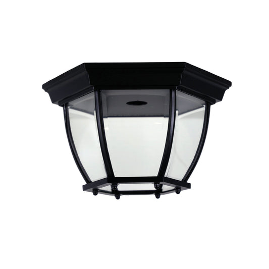 Highgate Traditional Under Eave DIY Batten Fix Light Black - OL7663BK-Outdoor Close To Ceiling Lights-Oriel Lighting