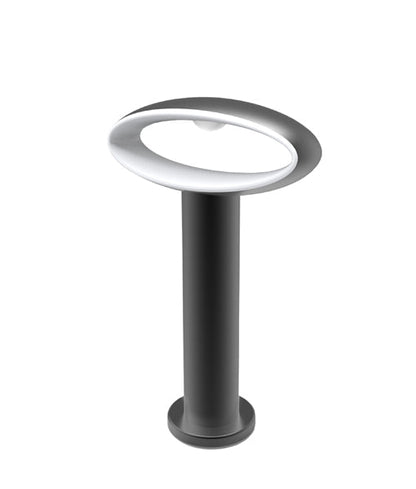 HORUS Exterior LED Bollard Short Black 9W 3000K IP54 300mm - HORUS2-Bollard Lights-CLA Lighting