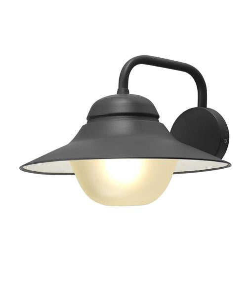 Black Exterior Wall Light with LED Tri-Colour option-EXTERIOR LIGHTS-CLA Lighting