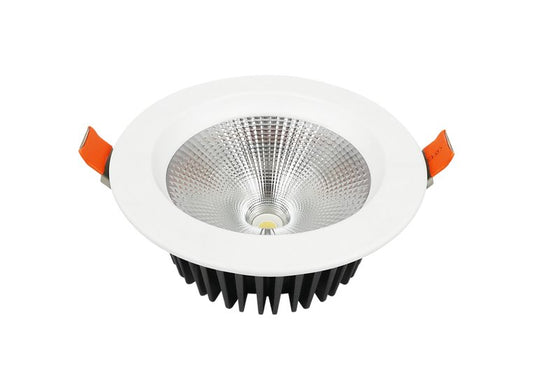 INFINITE 301 15W COB Tri Colour Dimmable LED Downlight 130mm cut out Dropli, LED Downlight, infinite-301-15w