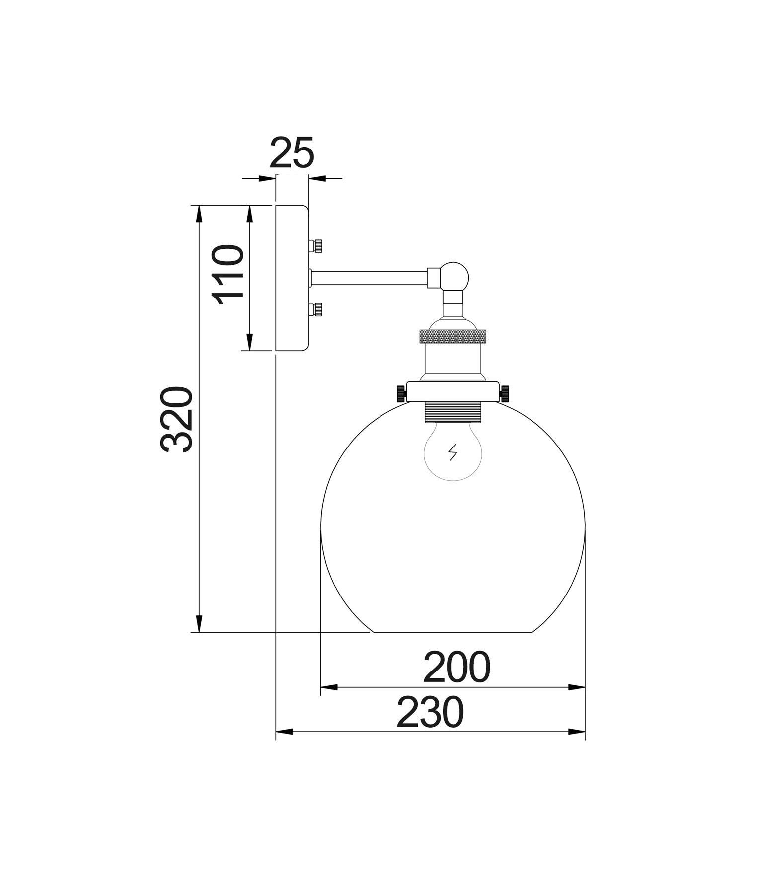 Interior Amber Wine Glass Shape With Antique Brass Highlight 1 Light Wall Light - PESINI3W-Wall Sconce-CLA Lighting