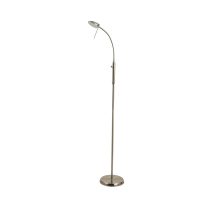 Jella LED Floor Lamp - Satin Chrome - LL-LED-03SC-Floor Lamps-Lexi Lighting