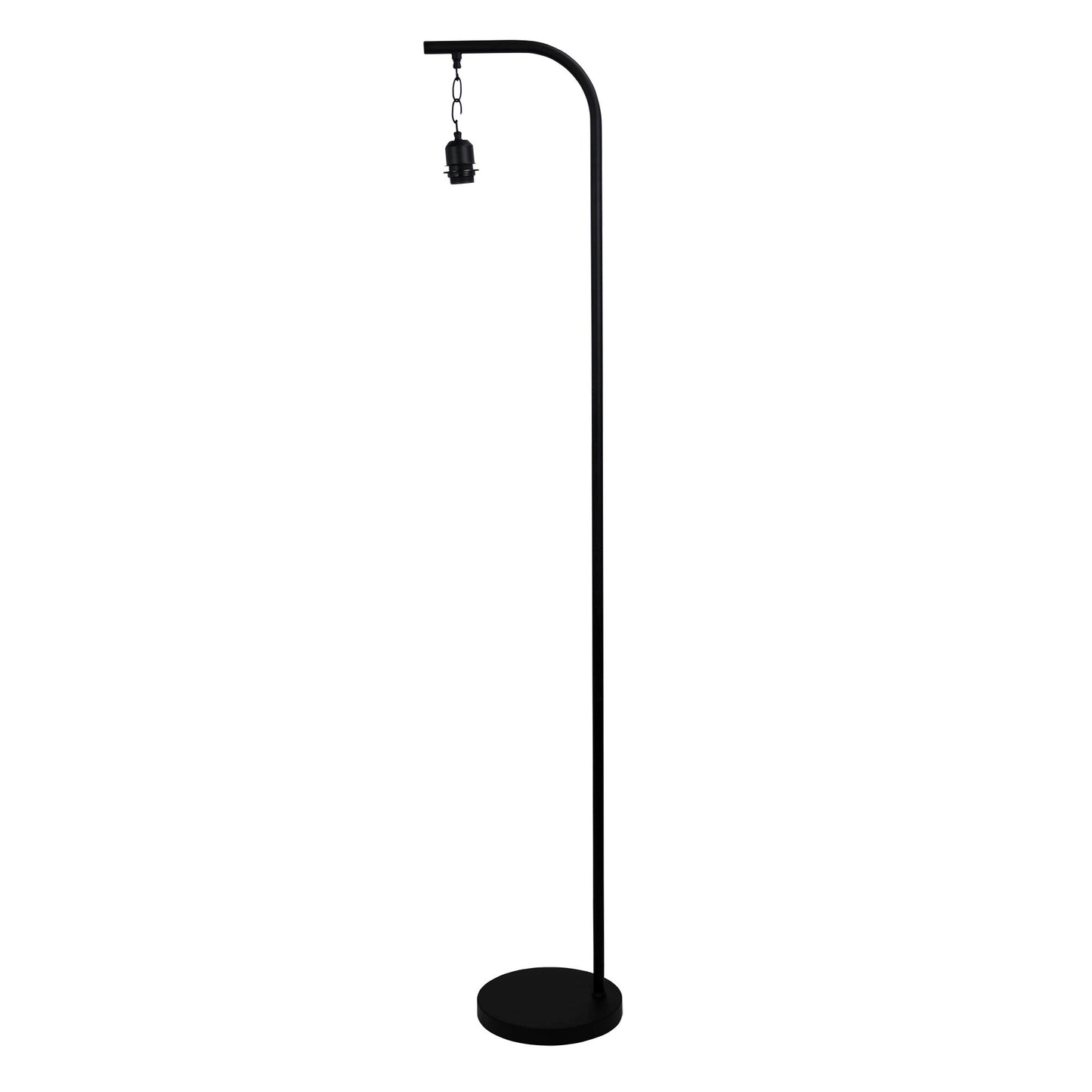 Jess 1 Light Floor Lamp Base Black - OL93773BK-Floor Lamps-Oriel Lighting