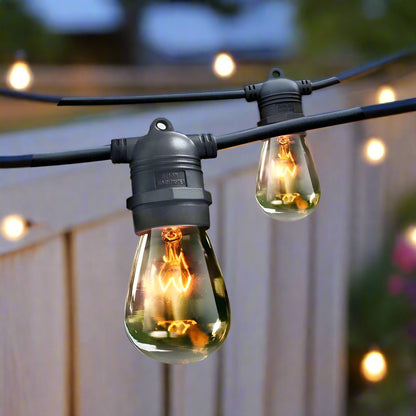 20m Festoon String 20 S14 Lights Plug in Kit Dropli, Occasions > Lights, jingle-jollys-20m-festoon-string-lights-christmas-bulbs-party-wedding-garden-party