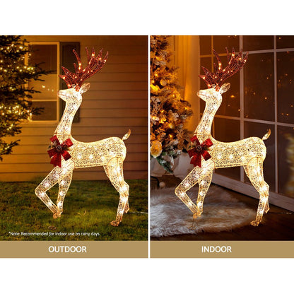 Christmas Lights Motif LED Rope Reindeer Waterproof Outdoor-Occasions > Christmas-Dropli