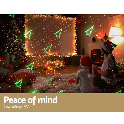 Moving LED Lights Laser Projector Landscape Lamp Christmas Decor-Occasions > Lights-Dropli