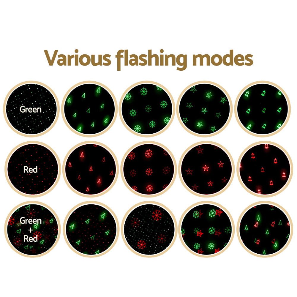 Moving LED Lights Laser Projector Landscape Lamp Christmas Decor-Occasions > Lights-Dropli