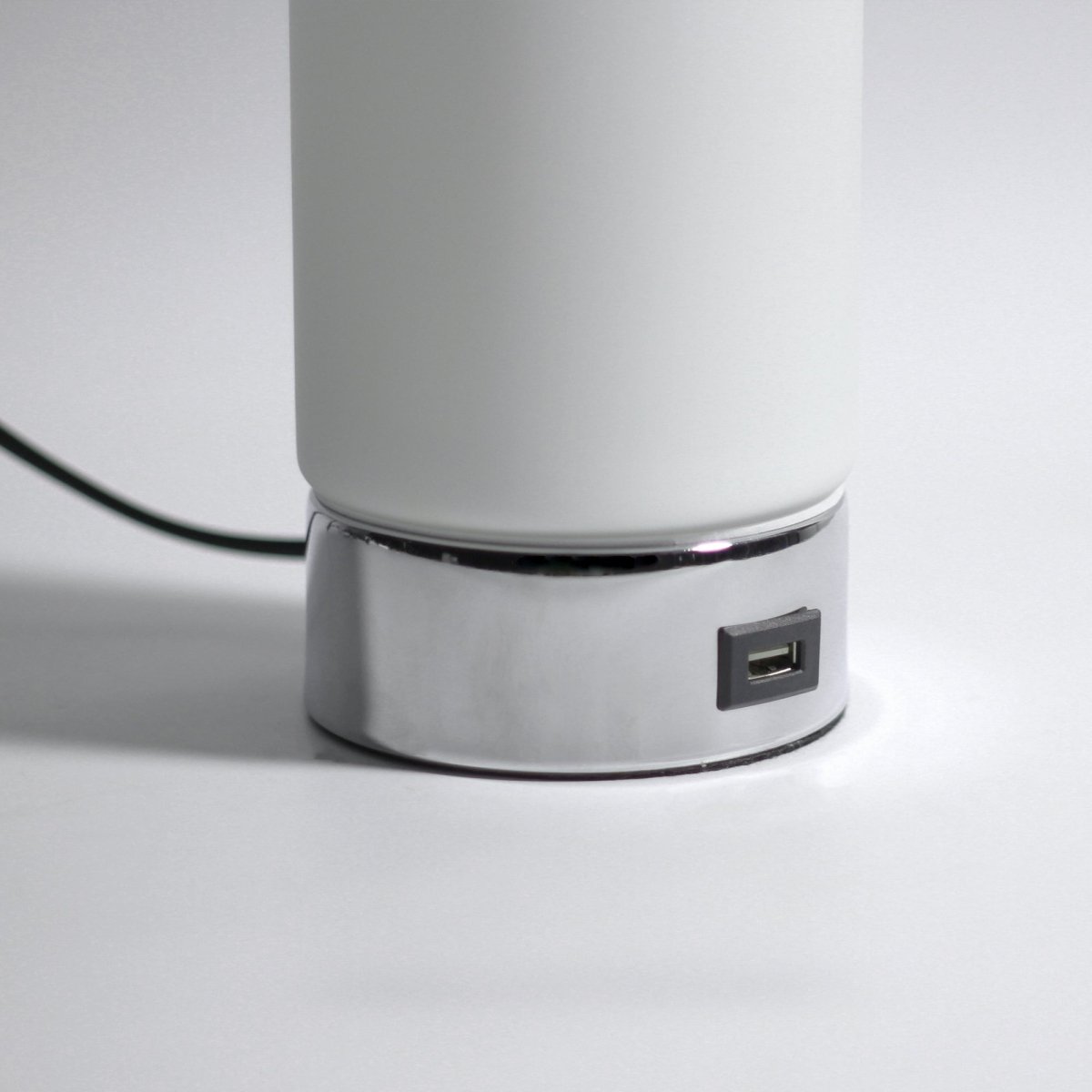 Julie Cylinder Touch Lamp with USB Port-Home & Garden > Lighting-Dropli