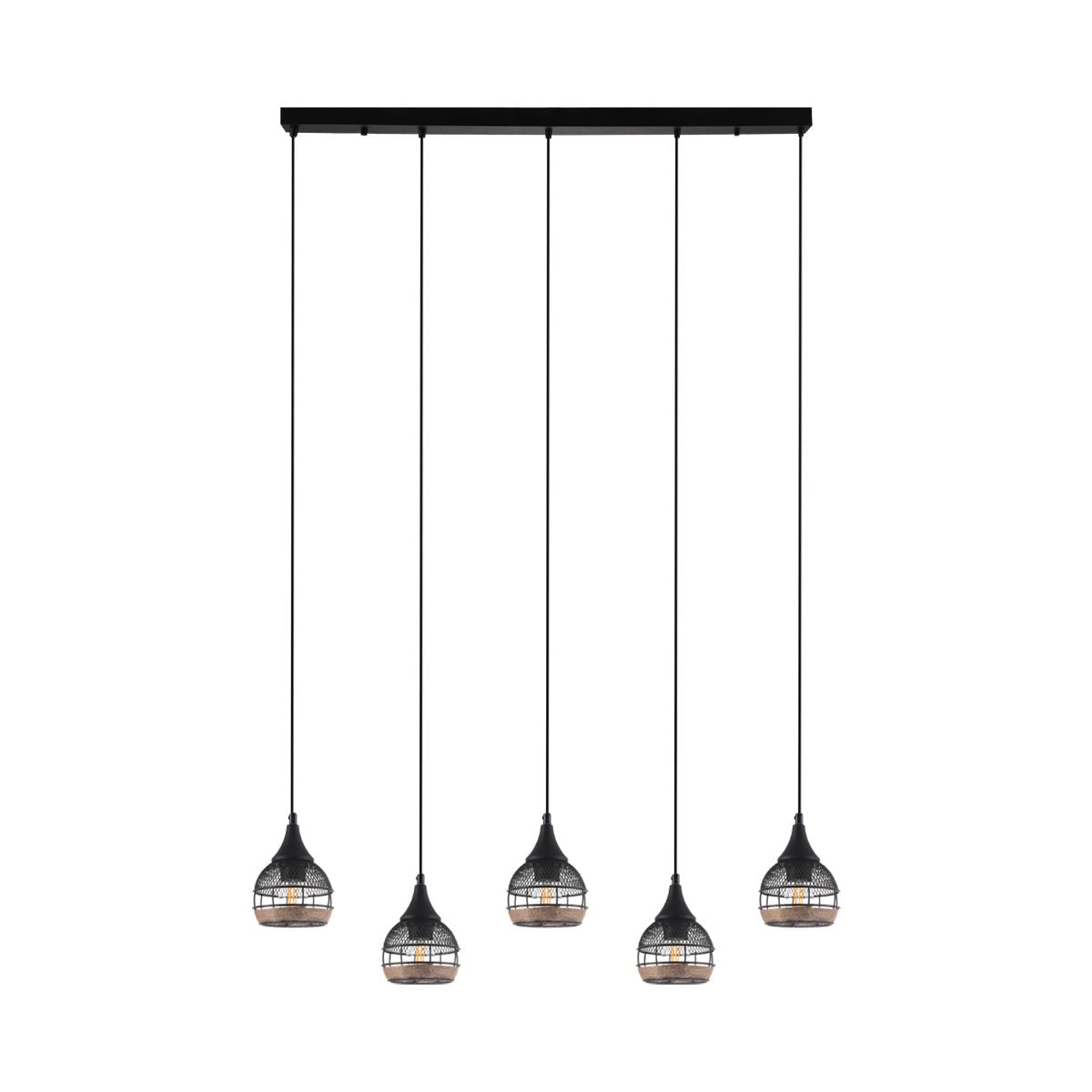 Kasanita 5 Lights Pendant Light - LL002PL084-Island Pendant Lights-Lexi Lighting