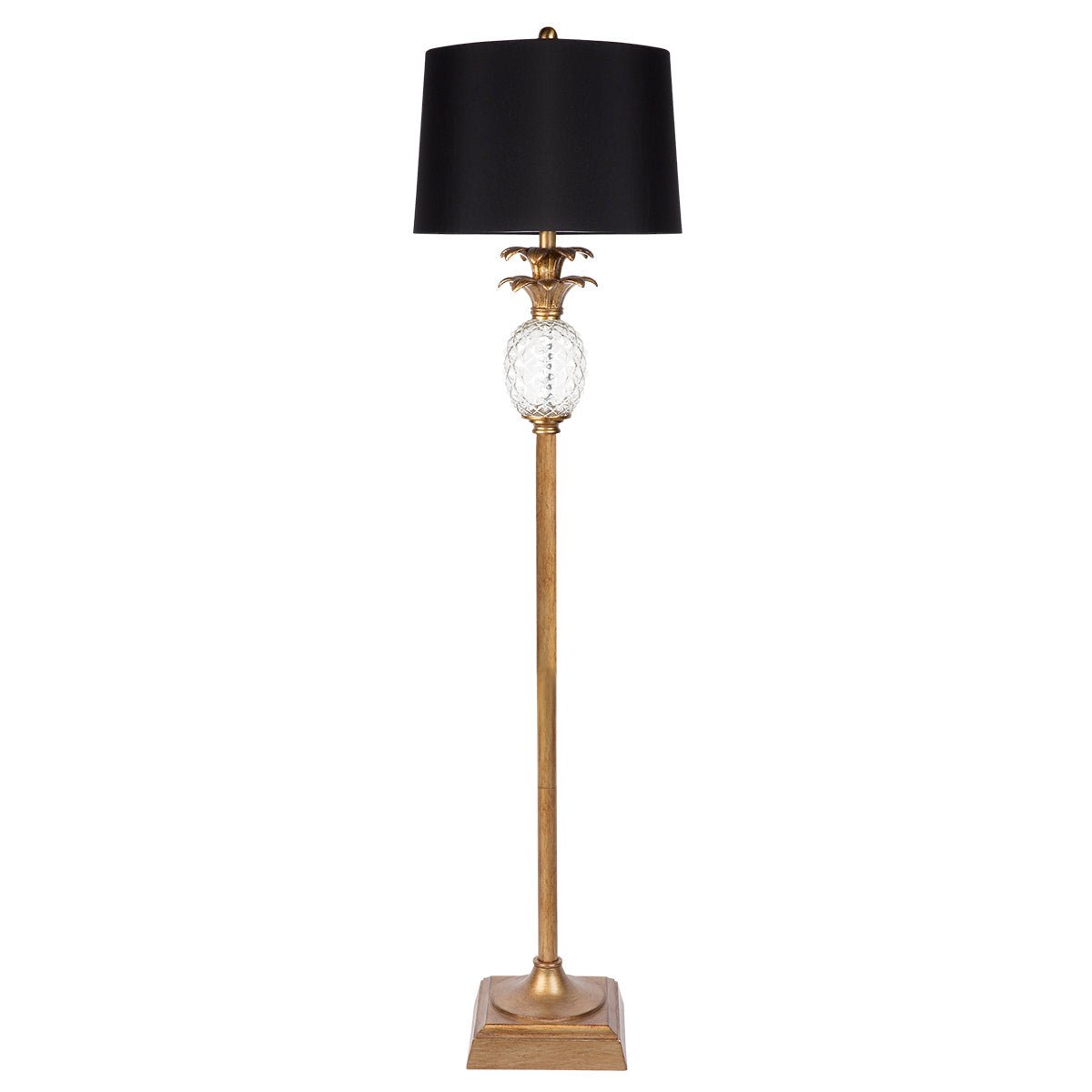 Langley Floor Lamp - Antique Gold-Lighting-Cafe Lighting and Living