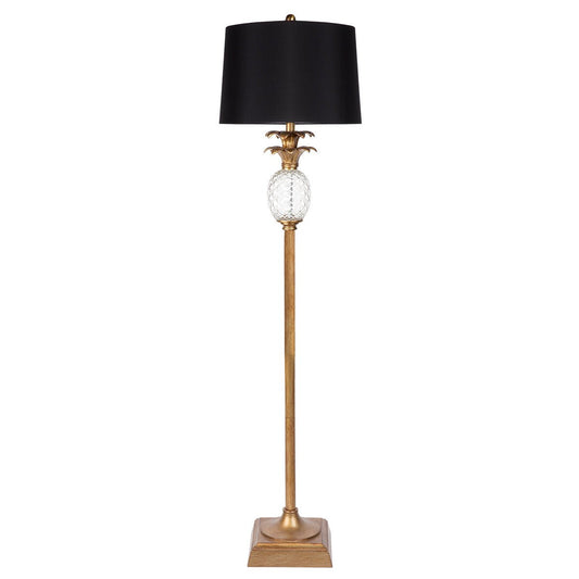 Langley Floor Lamp - Antique Gold-Lighting-Cafe Lighting and Living