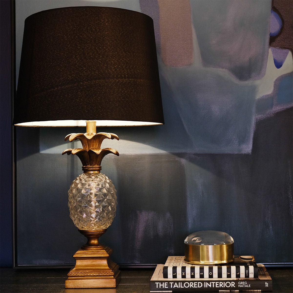 Langley Table Lamp - Antique Gold--Cafe Lighting and Living