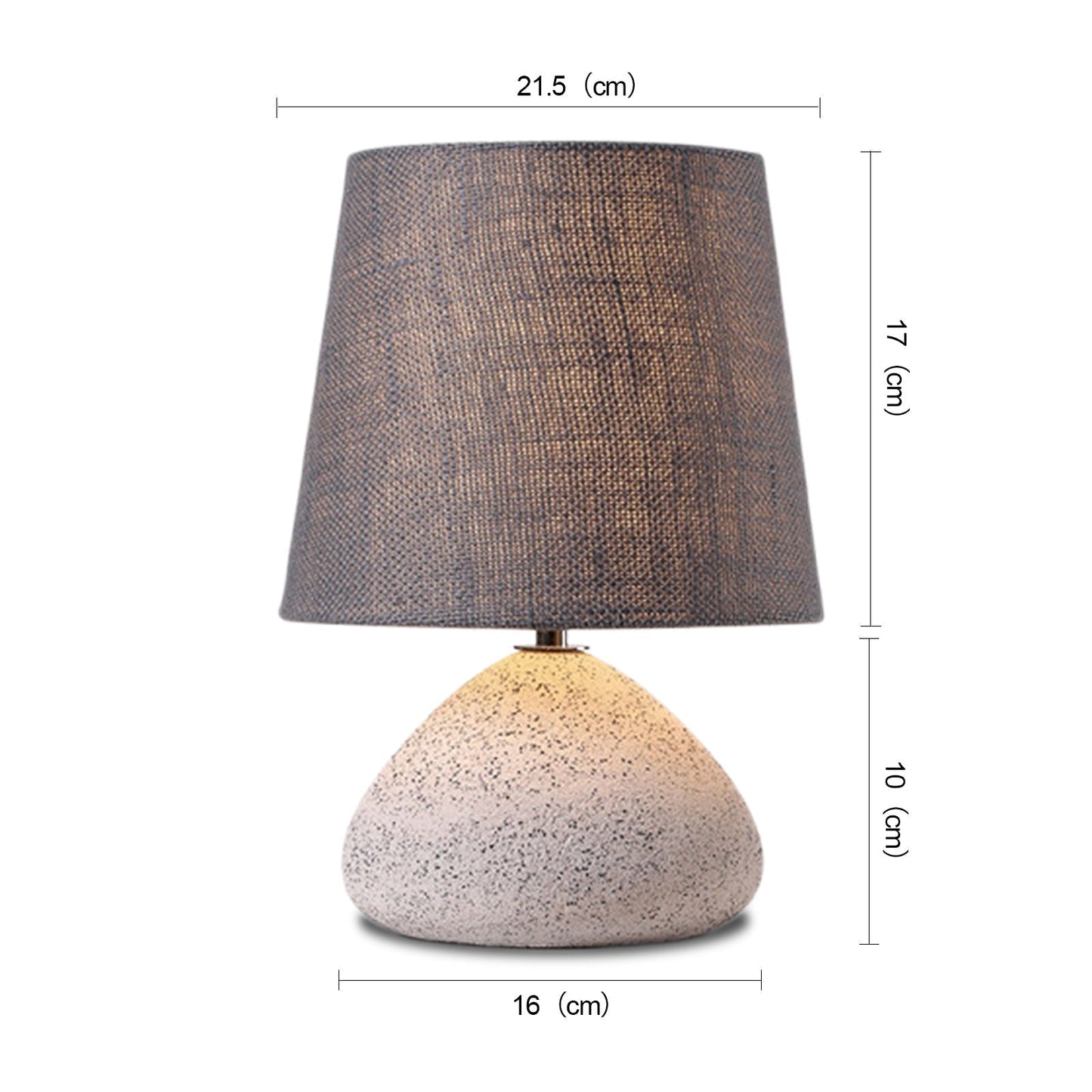 LAURA Stylish Concrete Modern Table Lamp E14 lamp Base-Table Light-Dropli