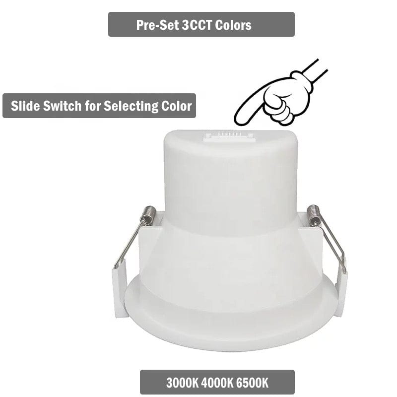 LC310 13W Tri-Colour Dimmable Ultra-low Glare LED Downlight 90mm Cut Out-LED downlight-LC