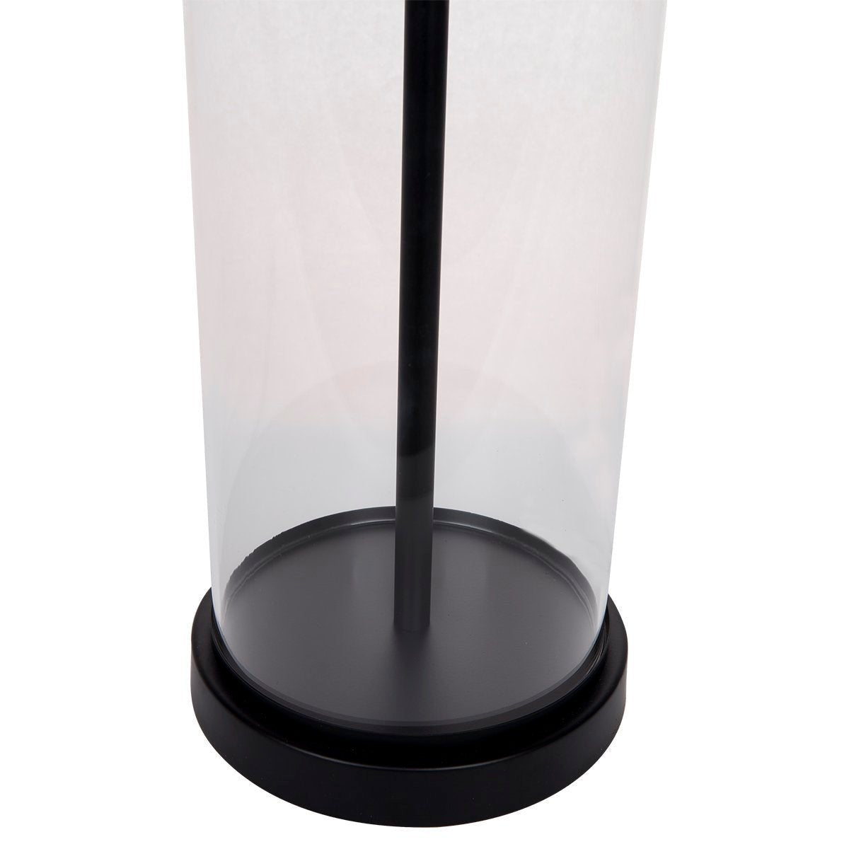 Left Bank Table Lamp - Black w Navy Shade--Cafe Lighting and Living