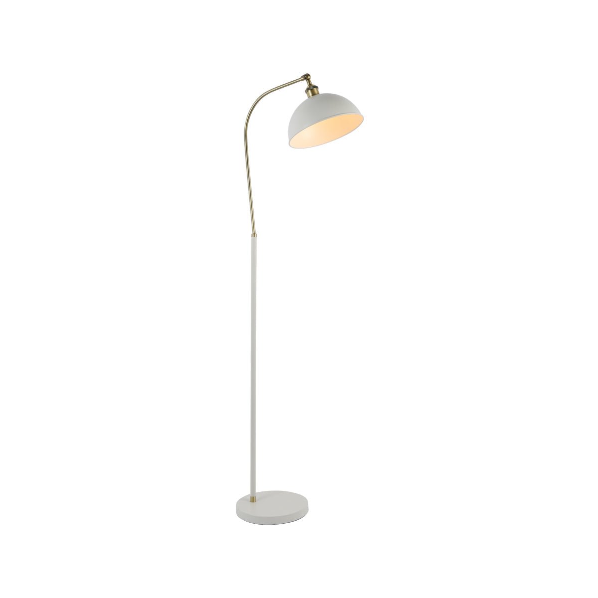 Lenna Floor Lamp - White - LL-27-0153W-Floor Lamps-Lexi Lighting