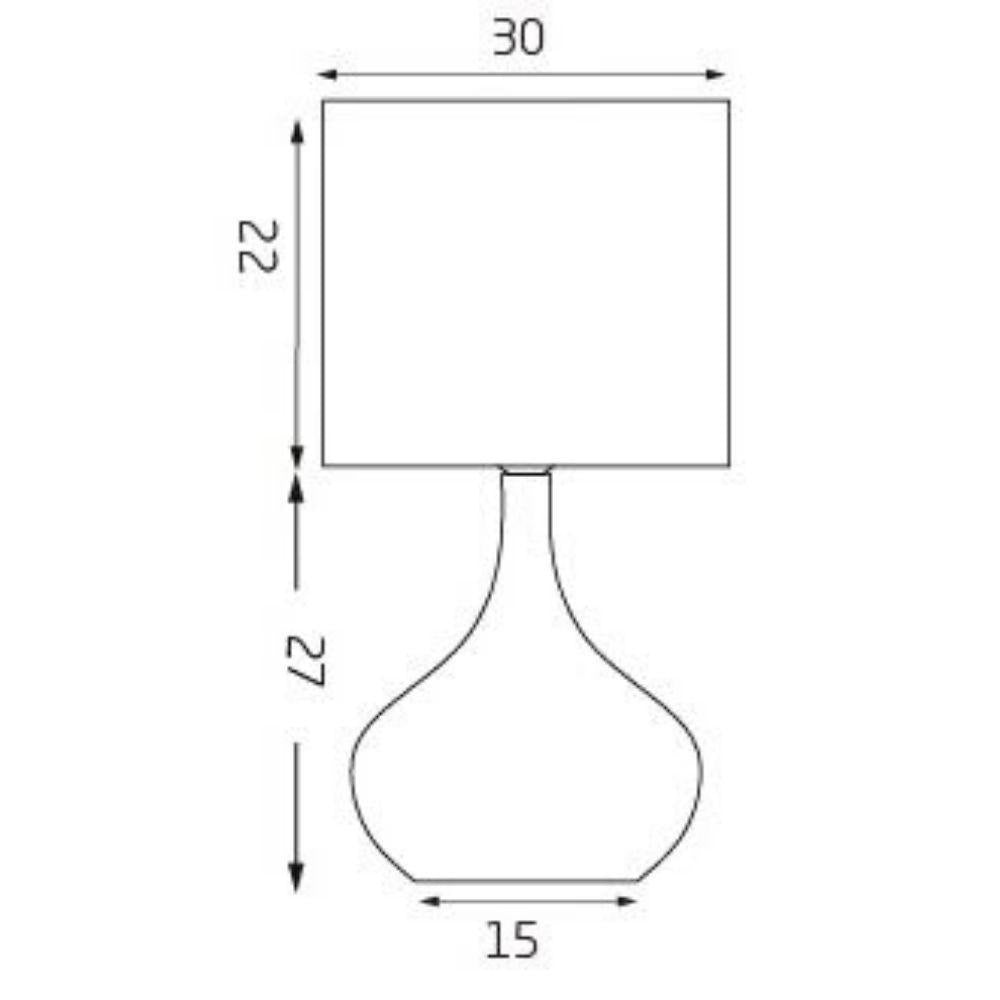 Lexi ATLEY - Touch Table Lamp-TABLE LAMPS-Lexi Lighting