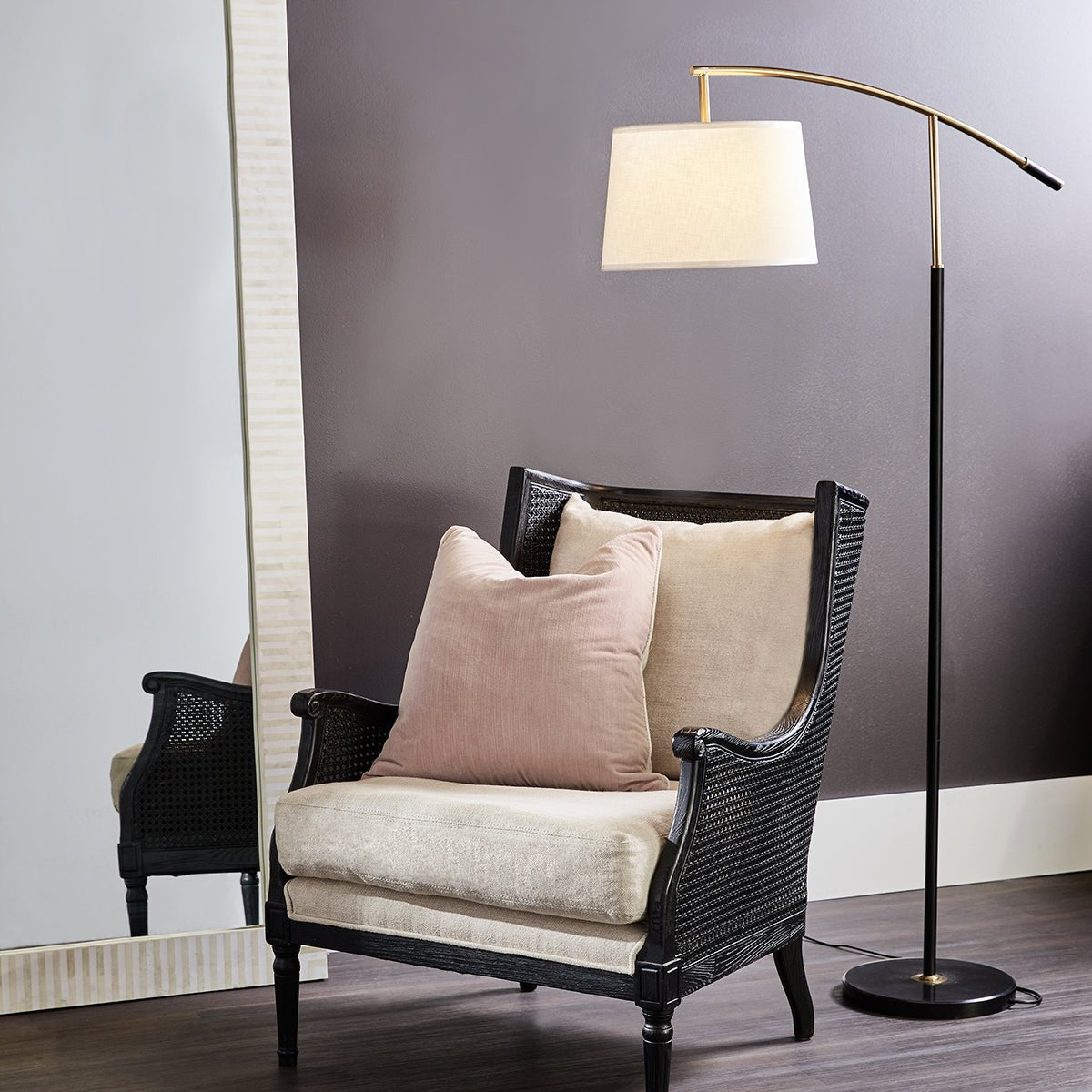 Linz Marble Floor Lamp-Floor Lamps-Cafe Lighting and Living