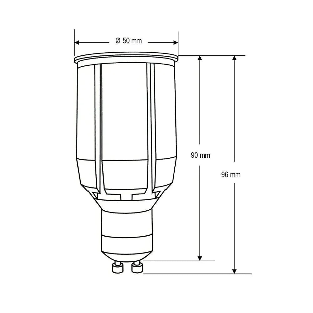 Lummax - 12W LED GU10 60° High Output Dimmable Globe-GU10-Domus