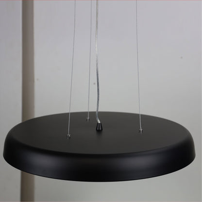 Madison LED Pendant Black 560mm - OL60451/56BK-LED Pendants-Oriel Lighting