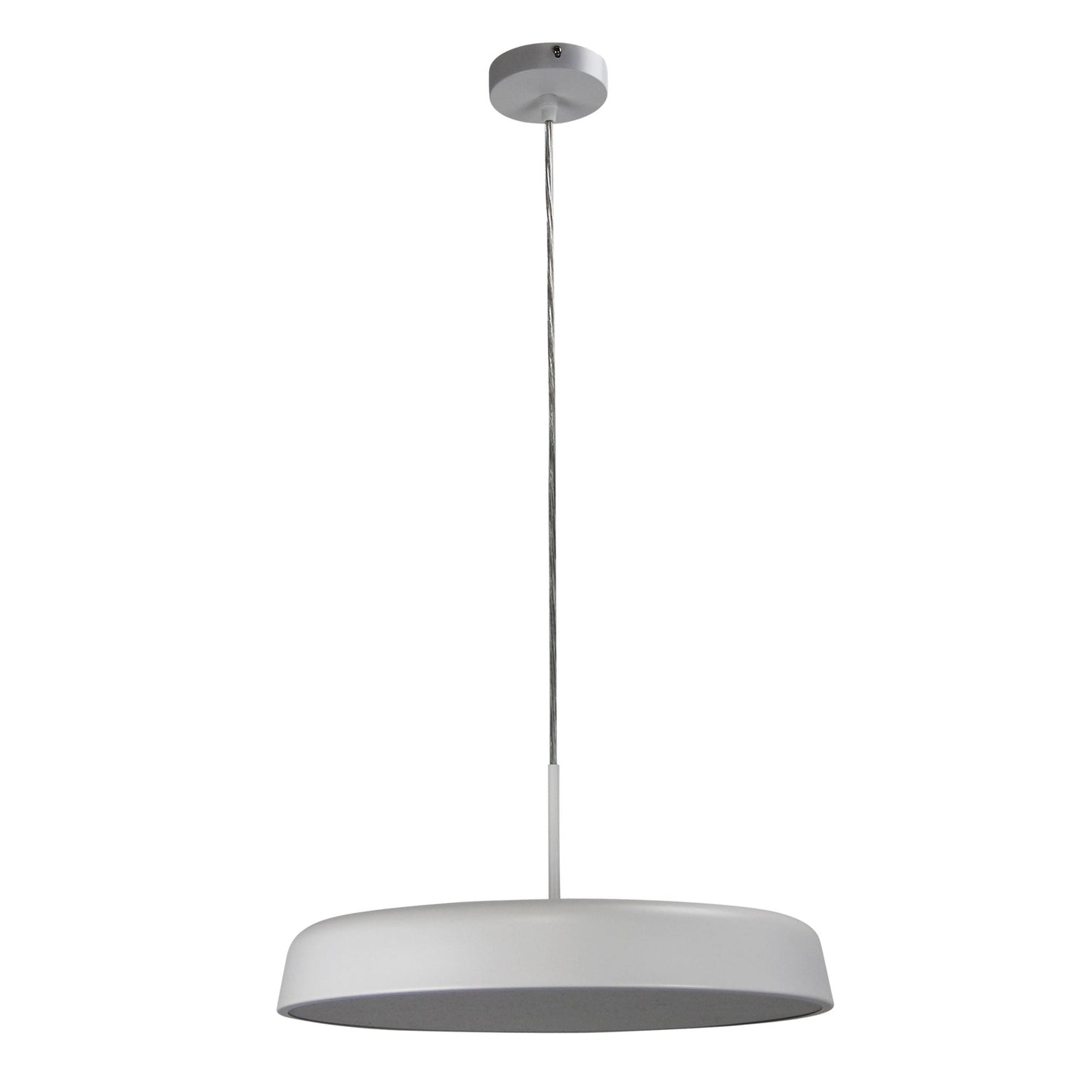 Madison LED Pendant White 420mm - OL60451/42WH-LED Pendants-Oriel Lighting