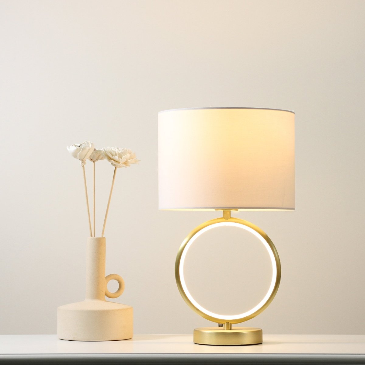 Marie Table Lamp - Brass-Home & Garden > Lighting-Dropli