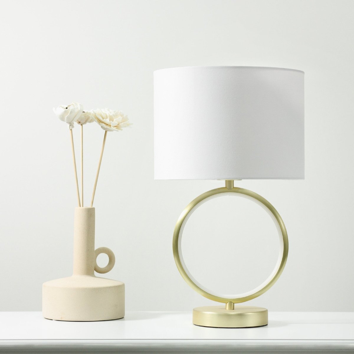 Marie Table Lamp - Brass-Home & Garden > Lighting-Dropli