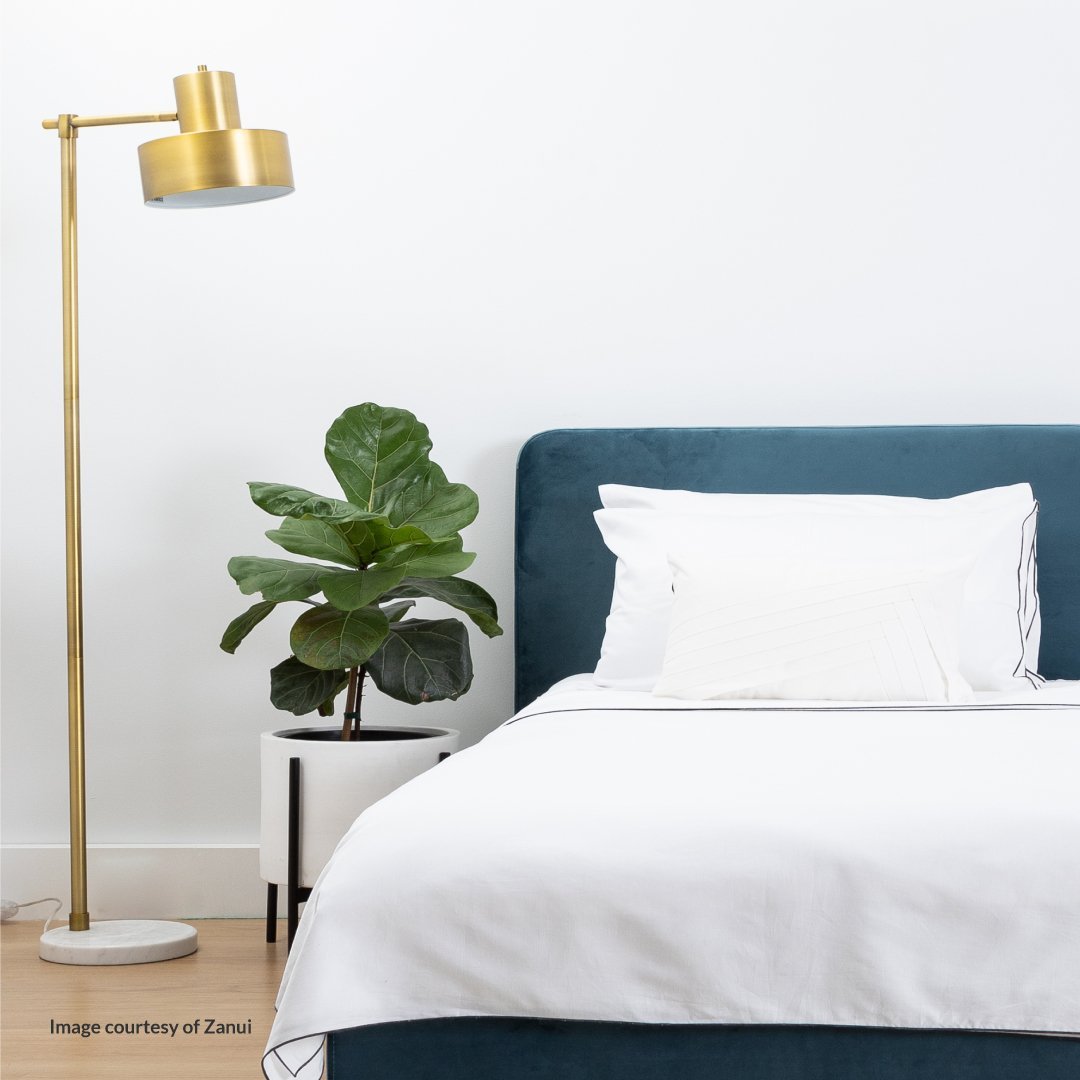 Marlin Floor Lamp - Gold-Floor Standing Lamps-Cafe Lighting and Living