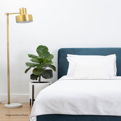 Marlin Floor Lamp - Gold-Floor Standing Lamps-Cafe Lighting and Living