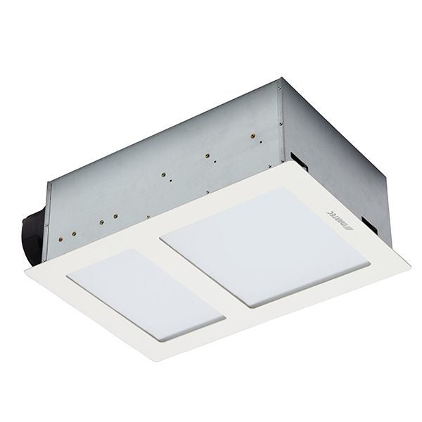 Martec Aspire Bathroom Heater & Exhaust Fan with Tricolour 20W LED Light-Bathroom Heaters-Martec