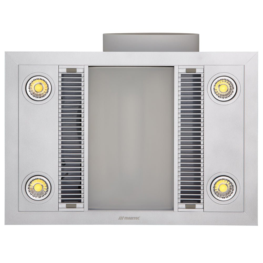 Martec Linear 3 in 1 Bathroom Heater With Exhaust Fan And LED Lights-Bathroom Heaters-Martec