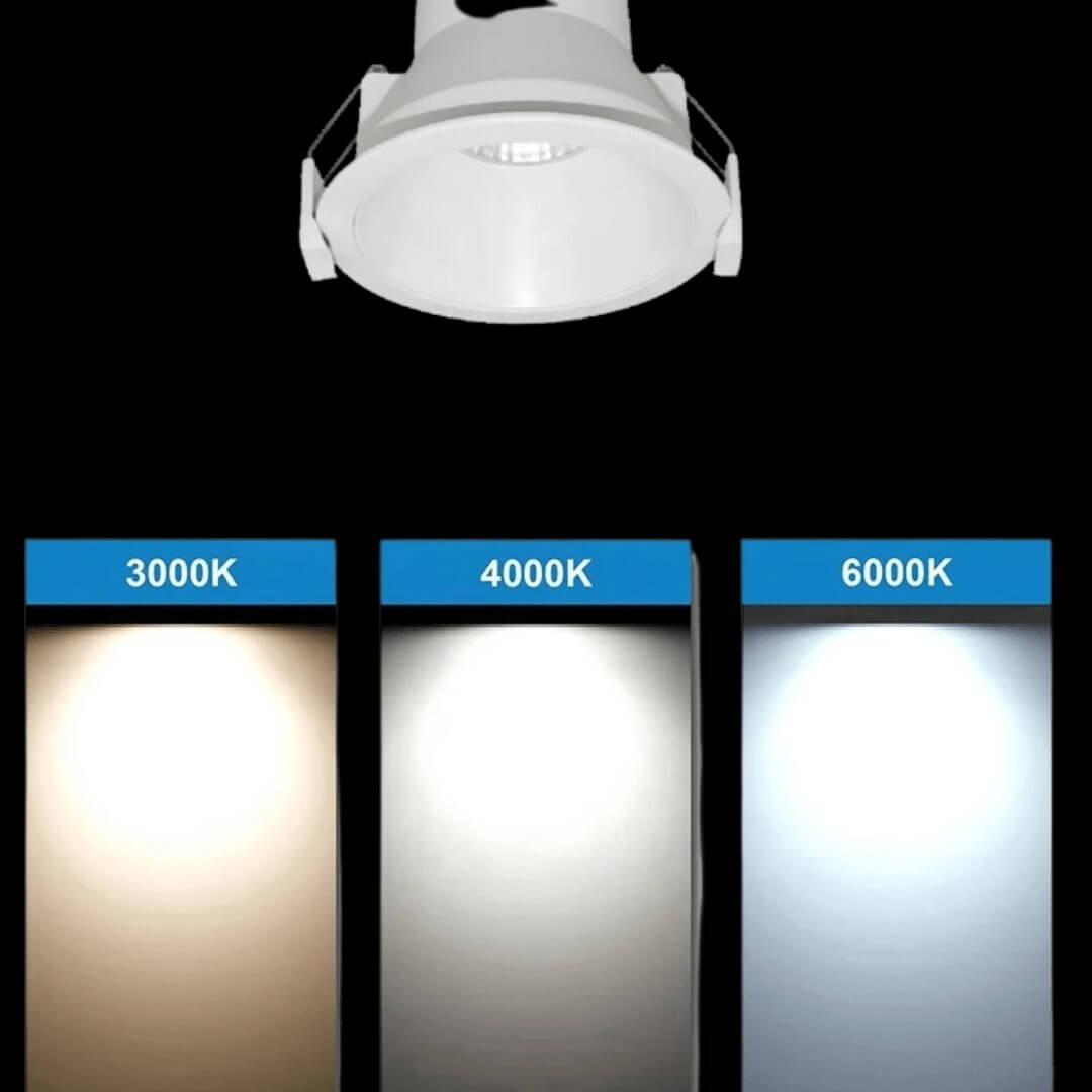 MATILDA 9W Tri-Colour Dimmable Ultra-low Glare LED Downlight 90mm Cut out-LED Downlight-Cerian