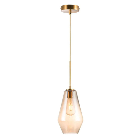 Mia Champagne Glass Pendant Light-Pendant Light-COPY