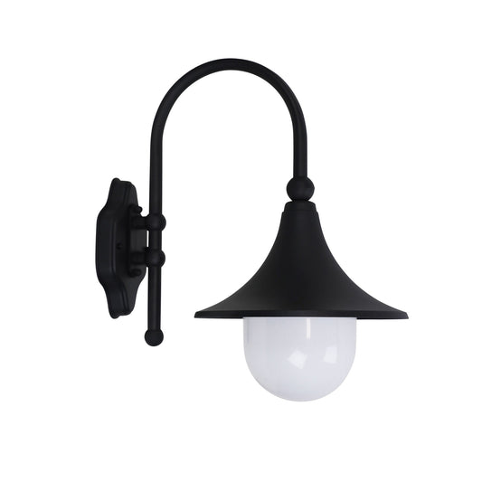 Moca 1 Light Wall Light Black - OL7865BK-Exterior Wall Lights-Oriel Lighting