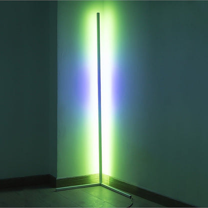 Minimalist RGB Coloured LED Corner Floor Lamp - Mood Lighting-Lamps-Dropli