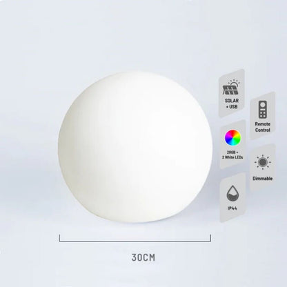 MOOD - LED Mood Light Ball - 30cm solar + DC Power-OUTDOOR-Lexi Lighting