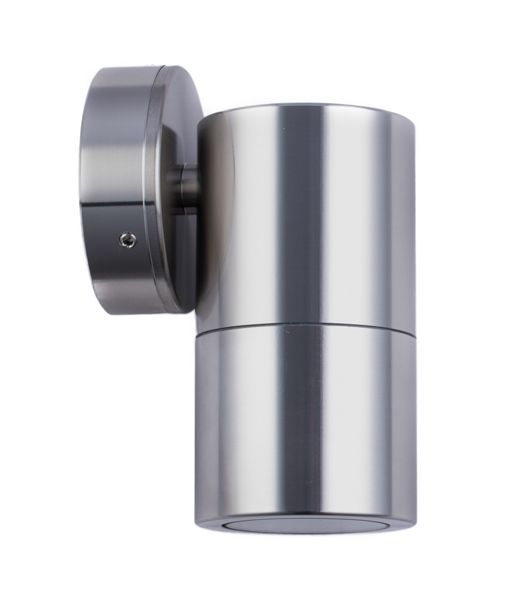 MR16 12V Exterior Single Fixed Wall Pillar Light Titanium IP65 - PM1FT-Exterior Wall Lights-CLA Lighting