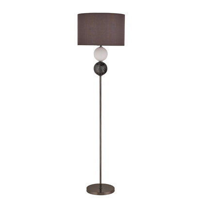 Murano 1 Light Floor Lamp Pewter - LL-27-0206PT-Floor Lamps-Lexi Lighting